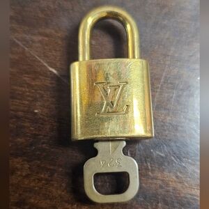 Louis Vuitton Brass Padlock with Key #324